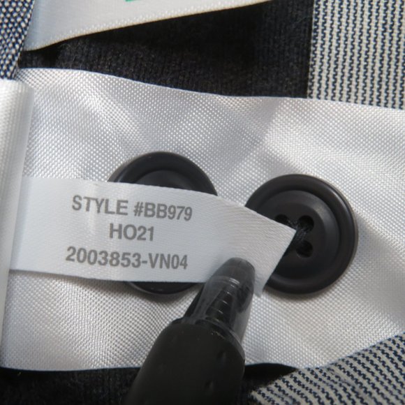 J Crew 484 Slim Fit 32 x 32 Brushed Twill Pants New Dark Green Navy Blue Chino - Picture 7 of 10